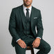 Verdant Citadel - Dark Green Essential 3-Piece Suit
