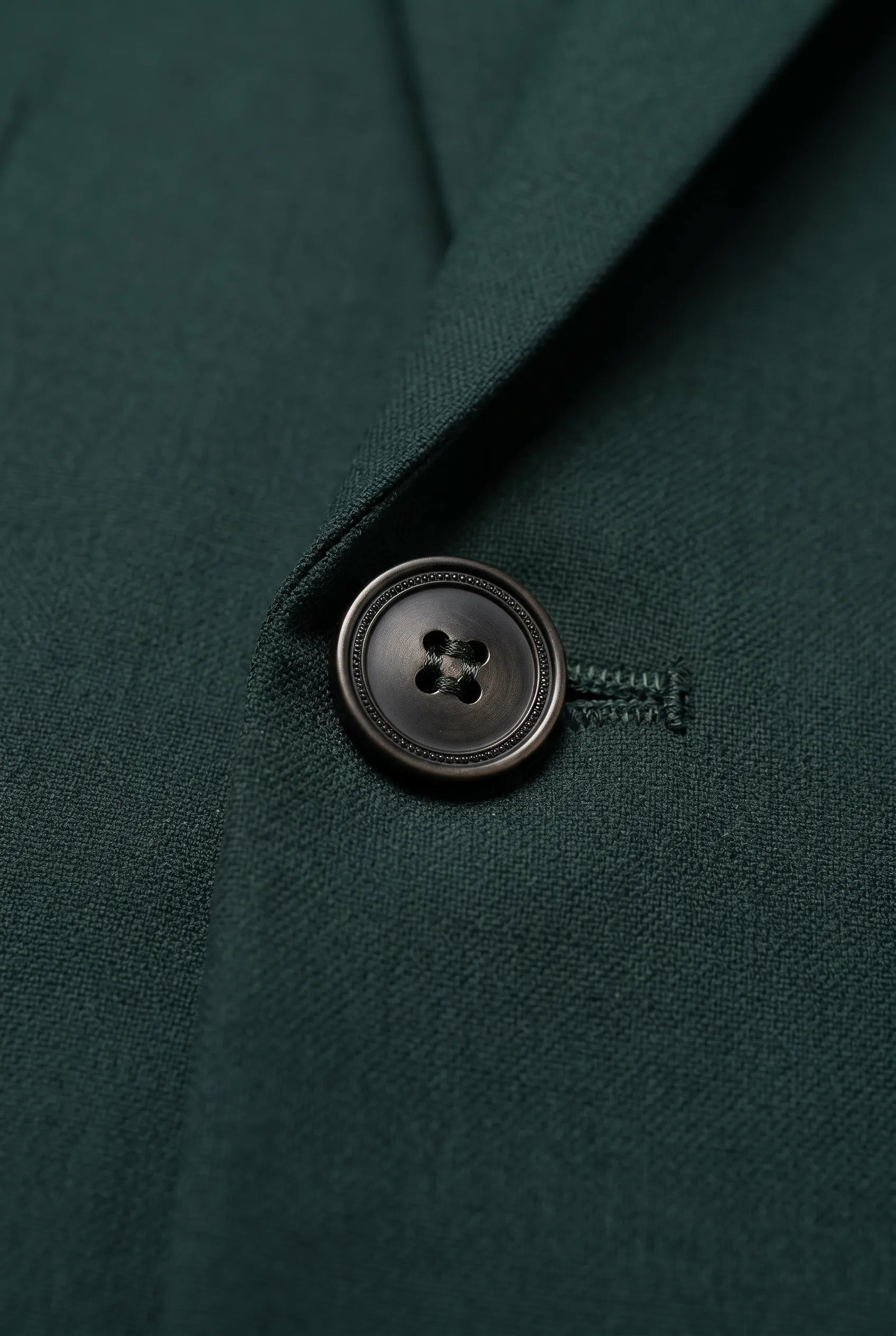 Verdant Citadel - Dark Green Essential 3-Piece Suit