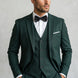Verdant Citadel - Dark Green Essential 3-Piece Suit