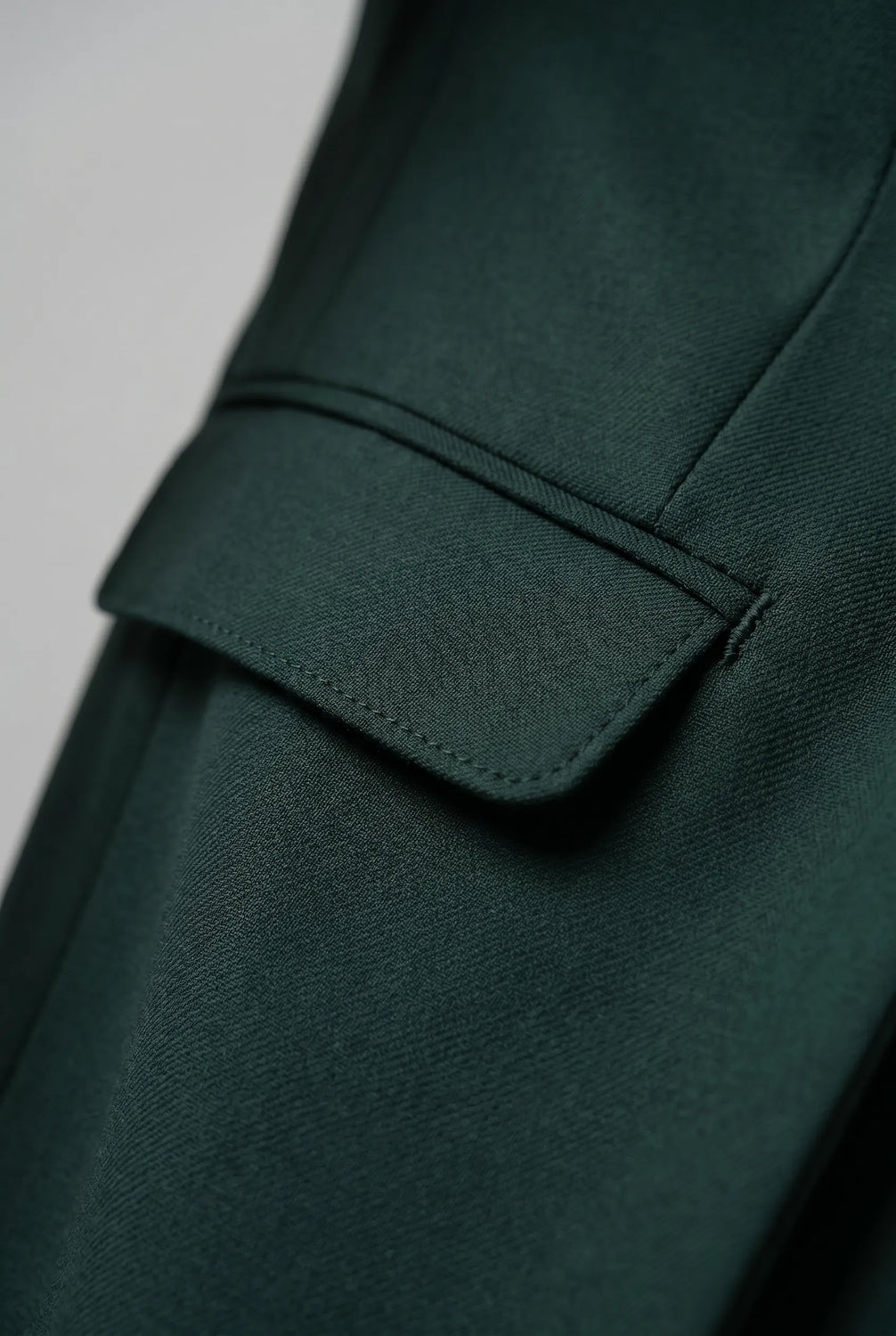 Verdant Citadel - Dark Green Essential 3-Piece Suit