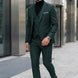 Verdant Citadel - Dark Green Essential 3-Piece Suit