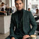 Verdant Citadel - Dark Green Essential 3-Piece Suit