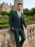 Verdant Citadel - Dark Green Essential 3-Piece Suit