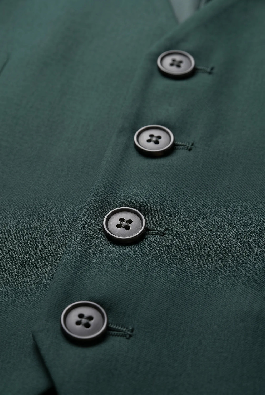 Verdant Citadel - Dark Green Essential 3-Piece Suit