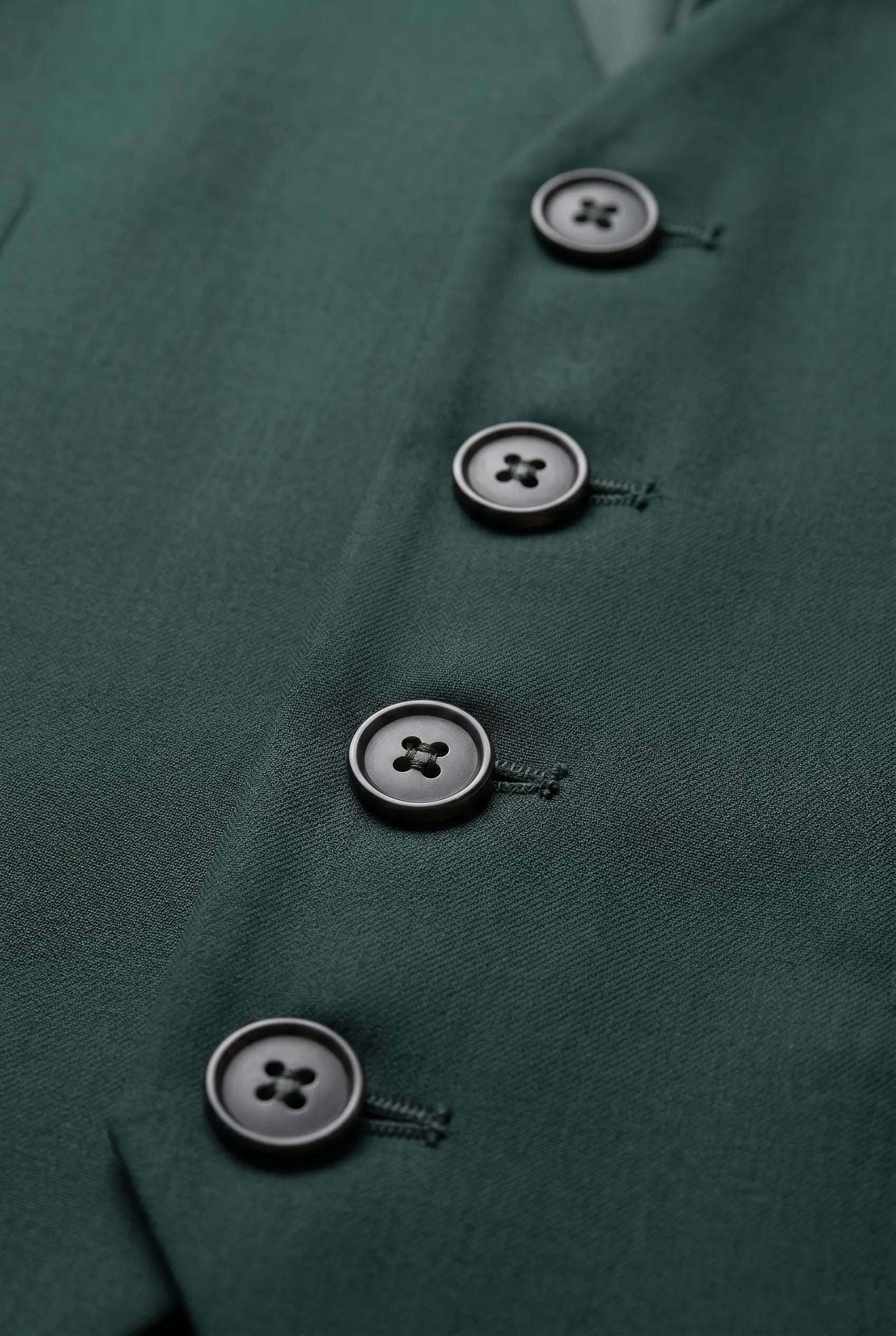 Verdant Citadel - Dark Green Essential 3-Piece Suit