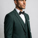 Verdant Citadel - Dark Green Essential 3-Piece Suit