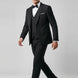 Nero Citadel - Midnight Black Essential 3-Piece Suit