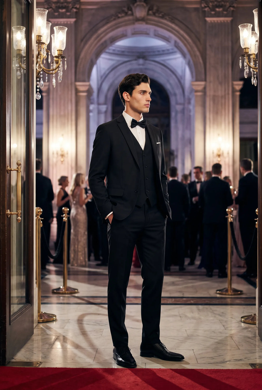 Nero Citadel - Midnight Black Essential 3-Piece Suit