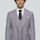 Slate Citadel - Light Grey Essential 3-Piece Suit