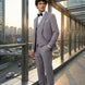 Slate Citadel - Light Grey Essential 3-Piece Suit