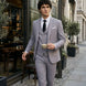 Slate Citadel - Light Grey Essential 3-Piece Suit