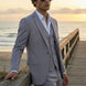 Slate Citadel - Light Grey Essential 3-Piece Suit