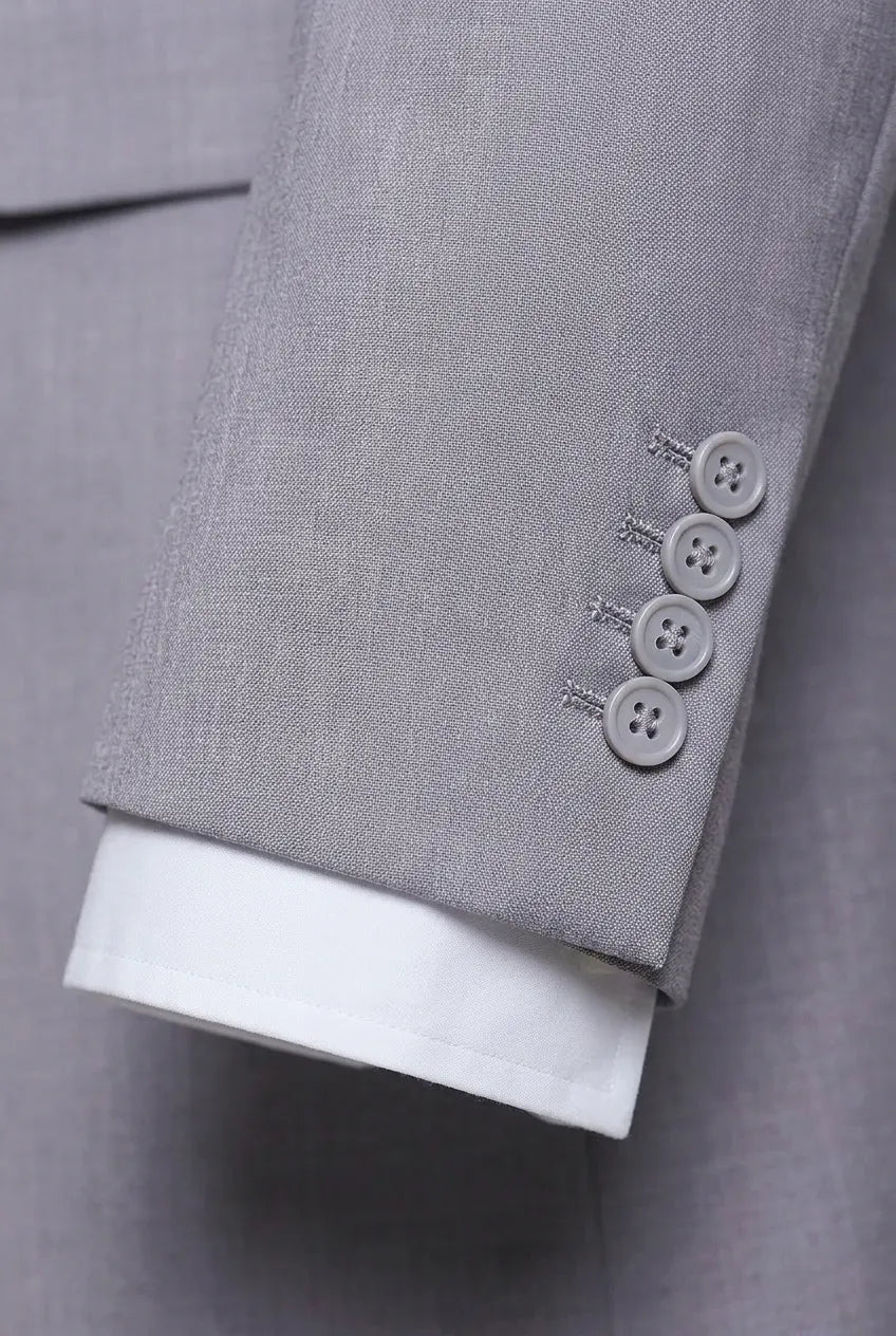 Slate Citadel - Light Grey Essential 3-Piece Suit