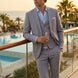 Slate Citadel - Light Grey Essential 3-Piece Suit