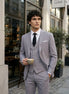 Slate Citadel - Light Grey Essential 3-Piece Suit