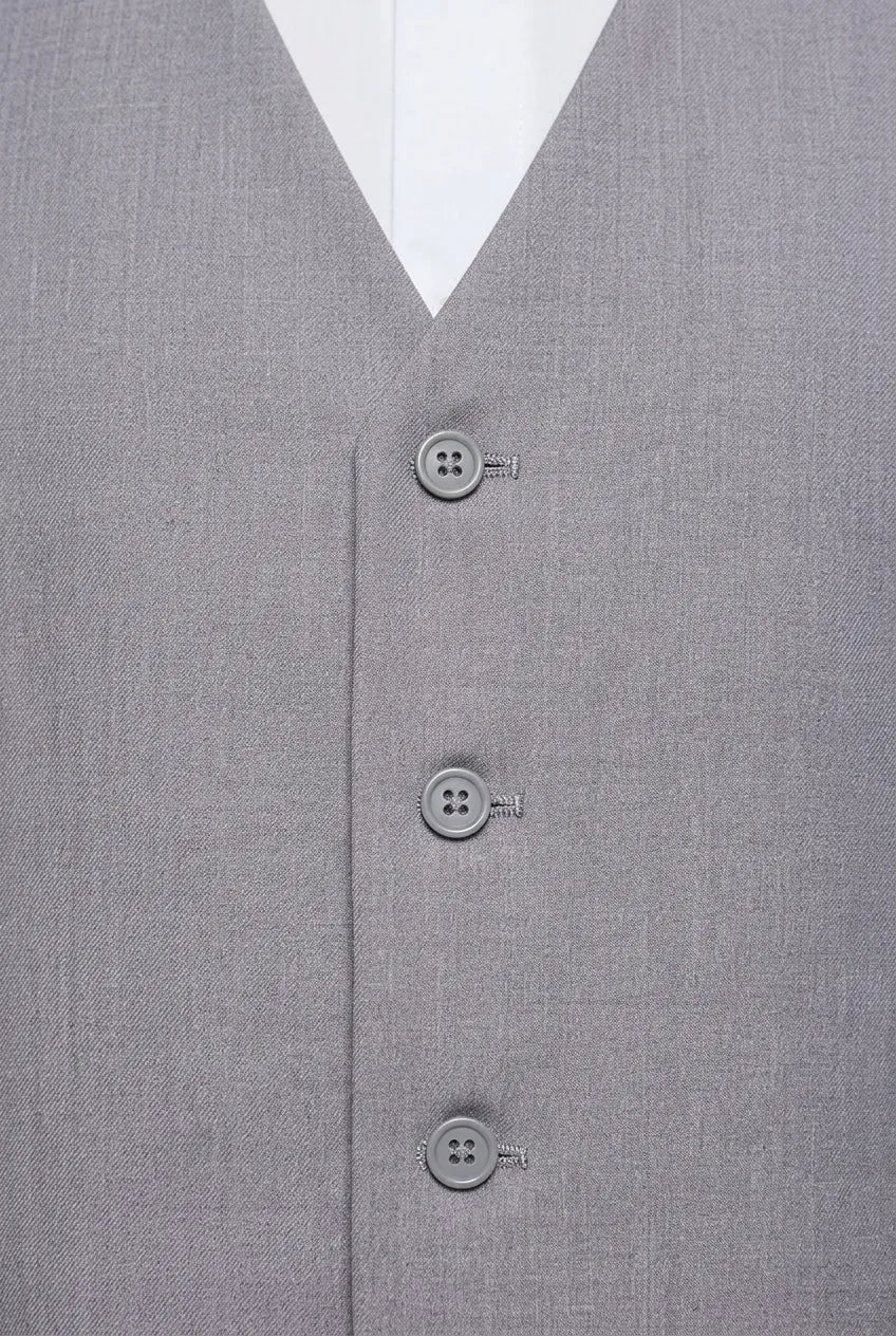 Slate Citadel - Light Grey Essential 3-Piece Suit