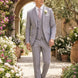 Slate Citadel - Light Grey Essential 3-Piece Suit