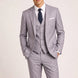 Slate Citadel - Light Grey Essential 3-Piece Suit