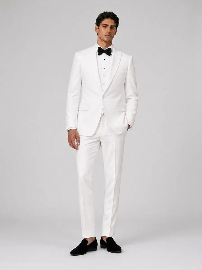 Alba Citadel - Pristine White Essential 3-Piece Suit