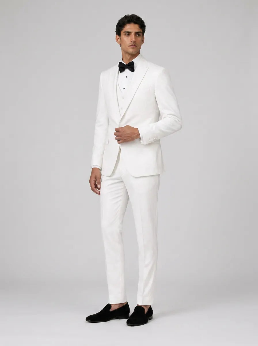 Alba Citadel - Pristine White Essential 3-Piece Suit