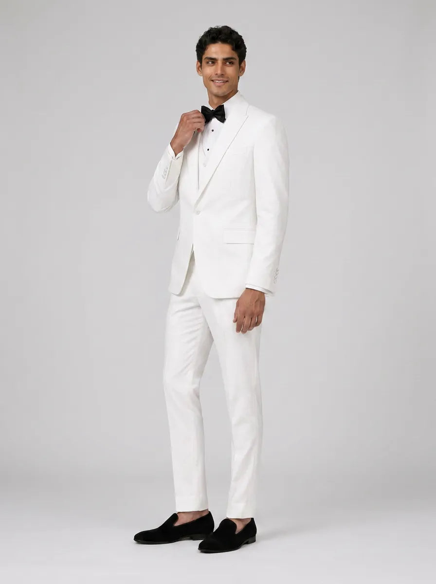 Alba Citadel - Pristine White Essential 3-Piece Suit