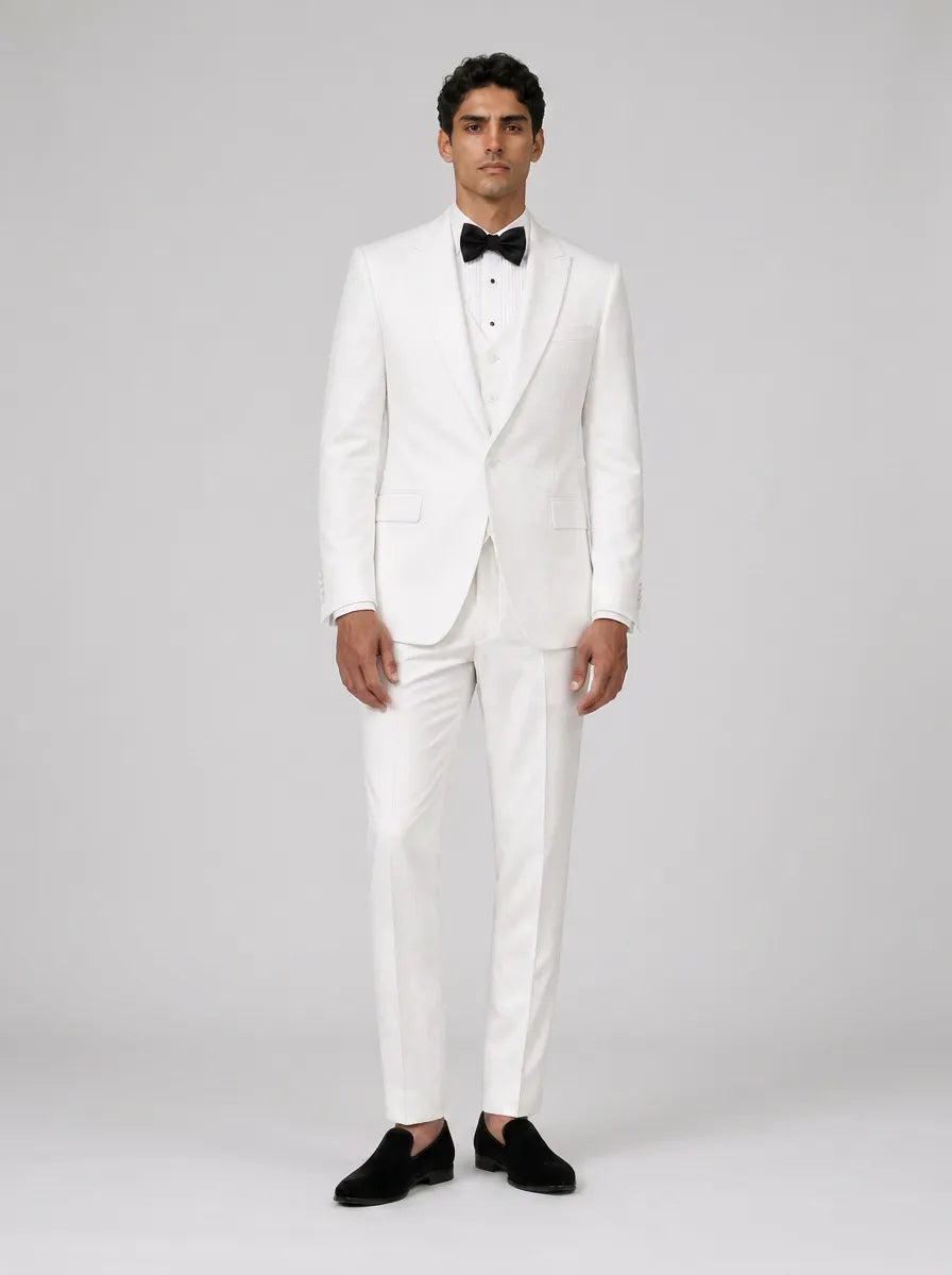 Alba Citadel - Pristine White Essential 3-Piece Suit