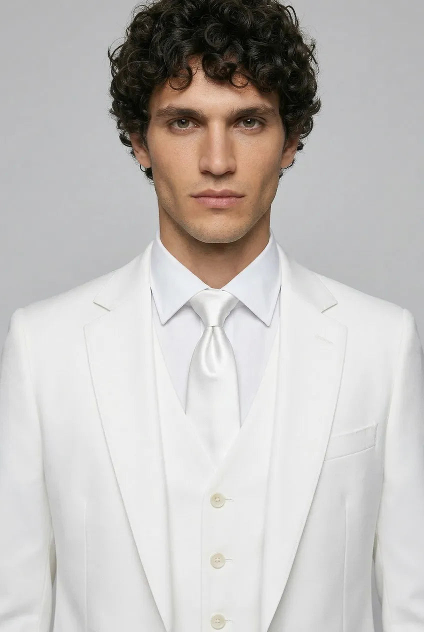Alba Citadel - Pristine White Essential 3-Piece Suit