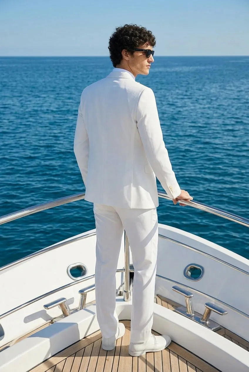 Alba Citadel - Pristine White Essential 3-Piece Suit