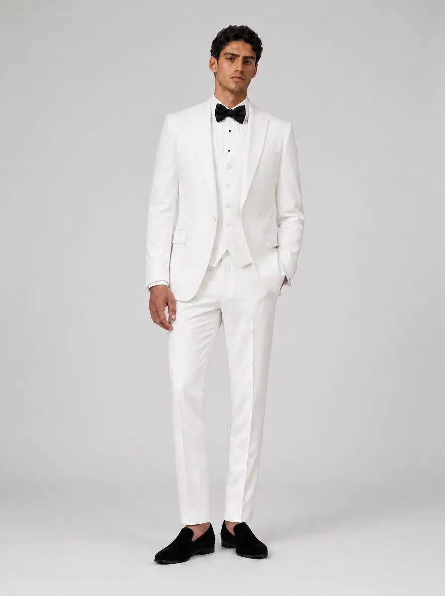 Alba Citadel - Pristine White Essential 3-Piece Suit