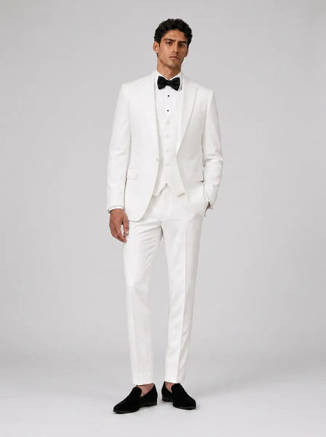 Alba Citadel - Pristine White Essential 3-Piece Suit