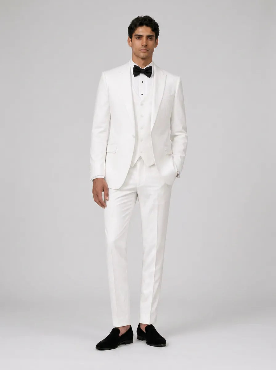 Alba Citadel - Pristine White Essential 3-Piece Suit