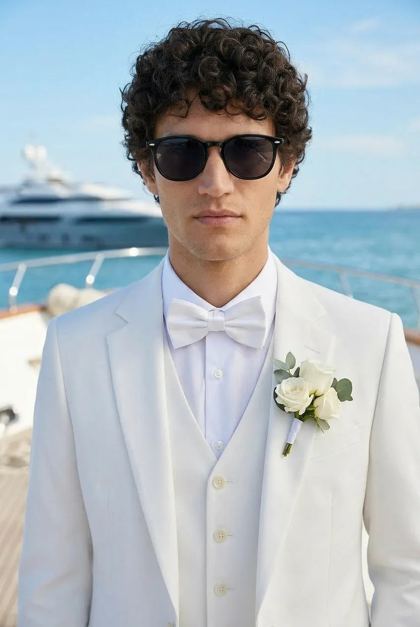 Alba Citadel - Pristine White Essential 3-Piece Suit