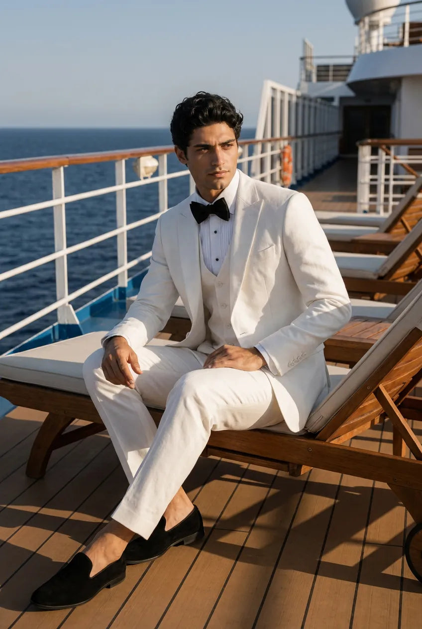 Alba Citadel - Pristine White Essential 3-Piece Suit