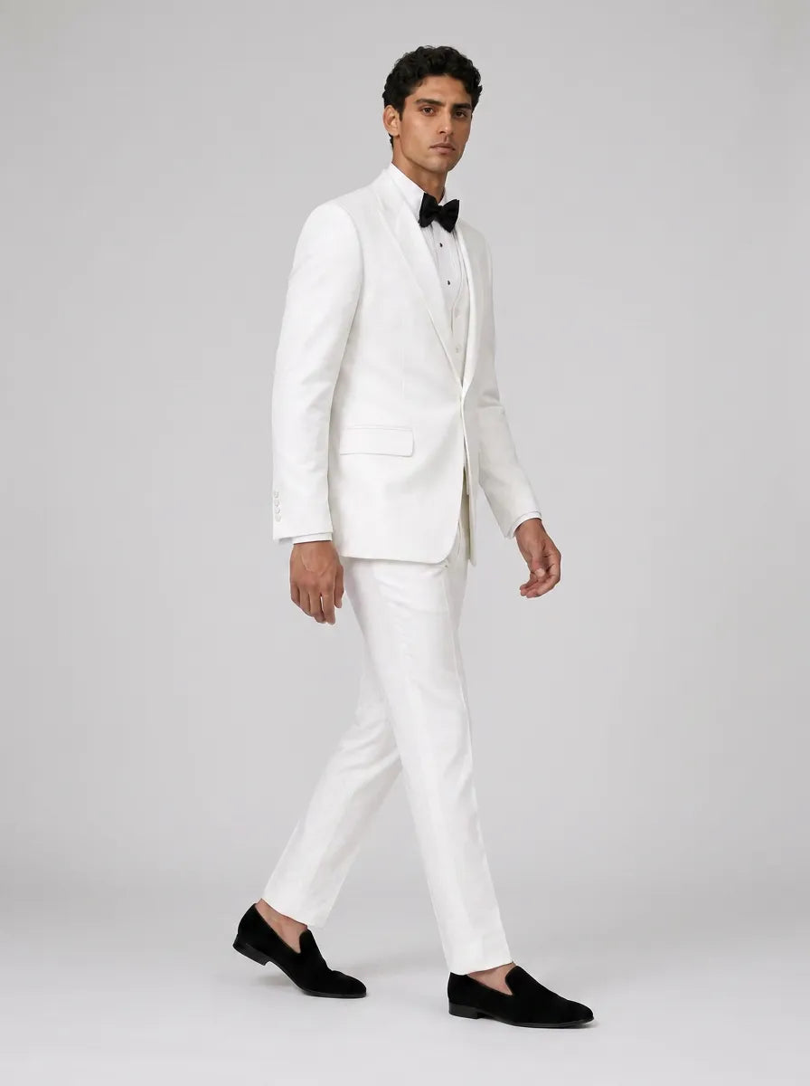 Alba Citadel - Pristine White Essential 3-Piece Suit
