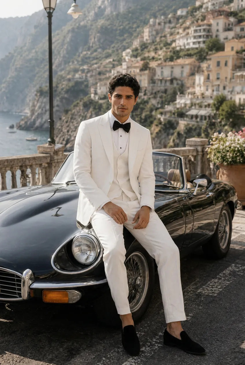 Alba Citadel - Pristine White Essential 3-Piece Suit