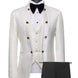  The Imperial Mandarin - Ivory Paisley Stand Collar Tuxedo Set
