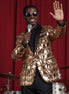 Men's Fashion Fringed Sequin Tassels Rose Gold Tuxedo