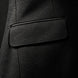 Noir Cadence - Black Double-Breasted Gold Crystal Peak Lapel Tuxedo