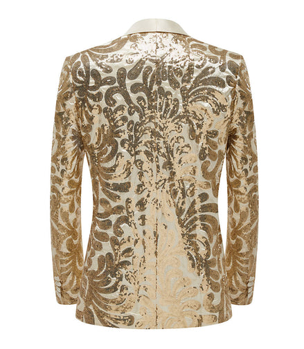 sequin tuxedo back