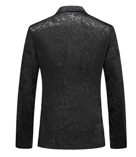 Double Breasted Black Tuxedo back