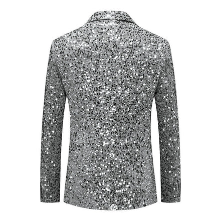 Polka Dot silver suit back