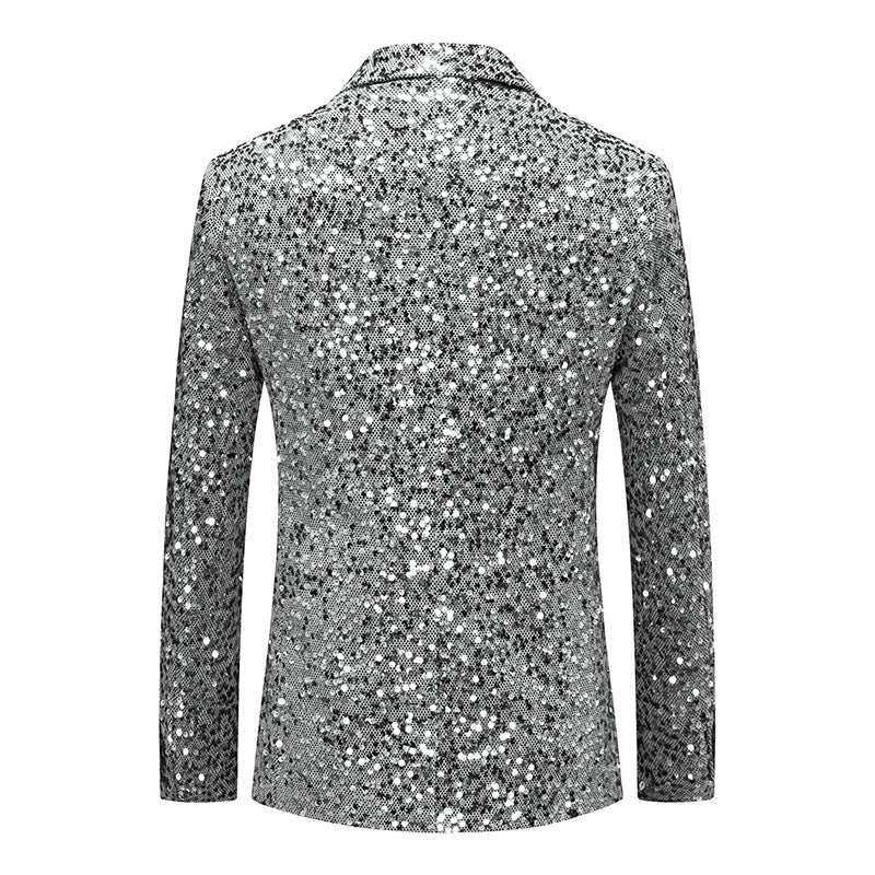Polka Dot silver suit back