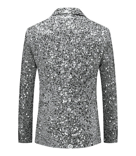 Polka Dot silver suit back