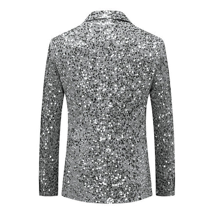Polka Dot silver suit back