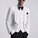 Pearl Symphony - White Pearl & Crystal Shawl 3-Piece Tuxedo
