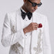 Pearl Symphony - White Pearl & Crystal Shawl 3-Piece Tuxedo