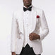 Pearl Symphony - White Pearl & Crystal Shawl 3-Piece Tuxedo