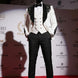 Arctic Vanguard - White & Black Wing Beaded 3-Piece Tuxedo