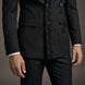 Phantom Cipher - Black Asymmetric Vine Beaded 2-Piece Tuxedo
