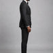 Phantom Cipher - Black Asymmetric Vine Beaded 2-Piece Tuxedo